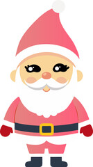 Cute Santa Claus cartoon, merry christmas