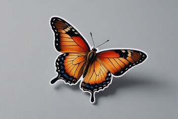 Obraz premium there is a butterfly that is sitting on a table