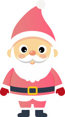 Cute Santa Claus cartoon, merry christmas