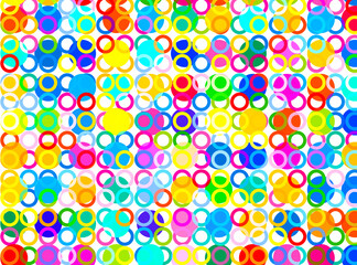 colorful pattern with circles