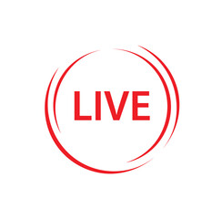 live text information sign vector