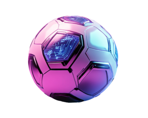 a close up of a football ball