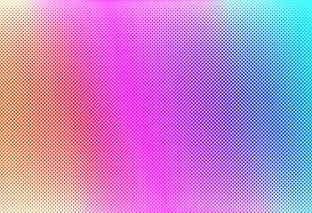 Abstract colorful halftone gradient background