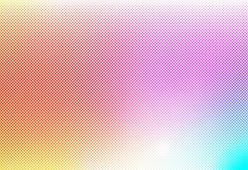 Abstract colorful halftone gradient background