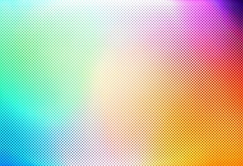 Abstract colorful halftone gradient background