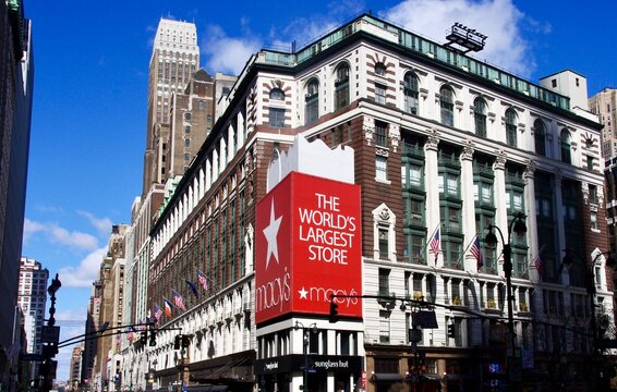 Macy's Herald Square Flagship Store.  (1902). New York, NY, USA. April 4, 2015. 
