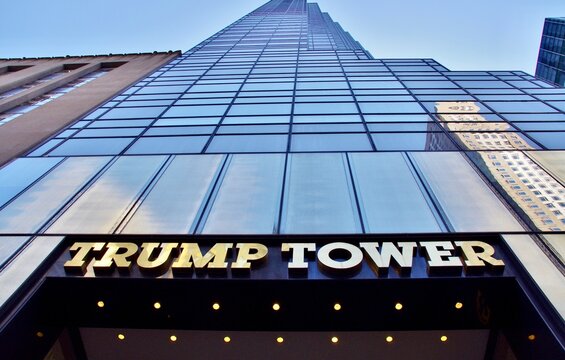 Trump Tower, 721&ndash;725 Fifth Avenue. New York, NY, USA. April 4, 2015. 