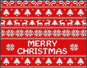 Christmas Close-up knit fabric wool yarn