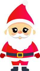 Cute Santa Claus cartoon, merry christmas