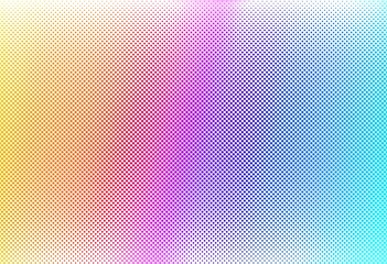 Abstract colorful halftone gradient background