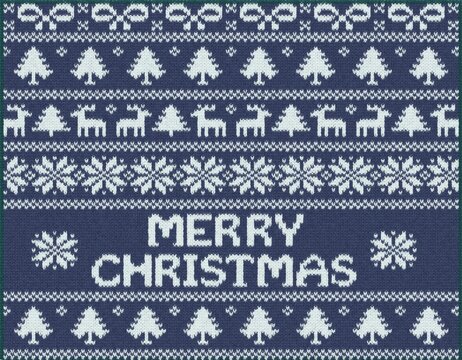 Christmas Close-up knit fabric wool yarn