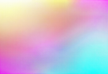 Abstract colorful halftone gradient background