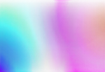 Abstract colorful halftone gradient background