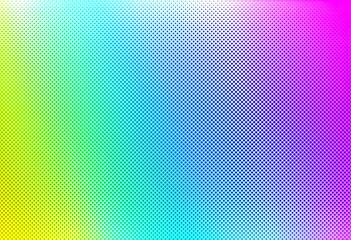 Abstract colorful halftone gradient background