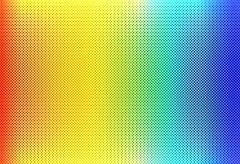 Abstract colorful halftone gradient background
