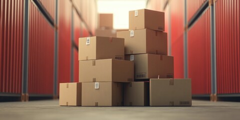 Stacked boxes