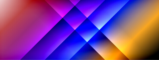 Colorful gradient with lines made of shadow and light. Creative background