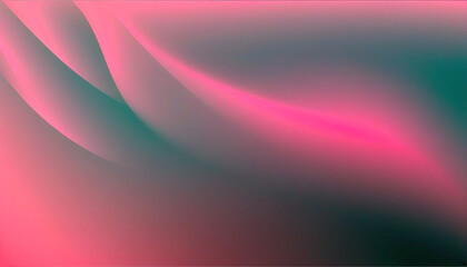 Obraz premium Vibrant waves of color swirl gently in a dreamy abstract composition