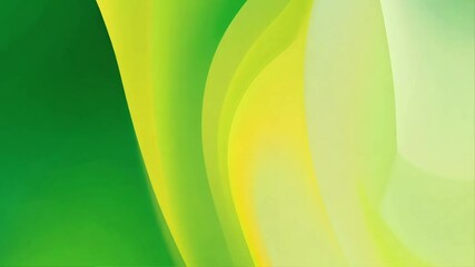 Colors blend beautifully in flowing patterns of green and yellow, offering a serene backdrop that promotes relaxation and mindfulness