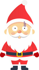 Cute Santa Claus cartoon, merry christmas