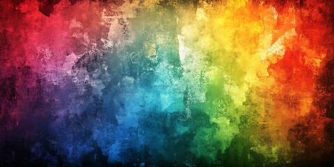 Obraz premium Abstract rainbow watercolor texture background.