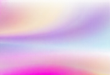 Abstract colorful halftone gradient background