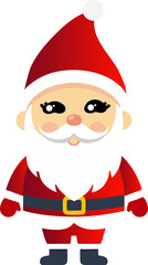 Cute Santa Claus cartoon, merry christmas