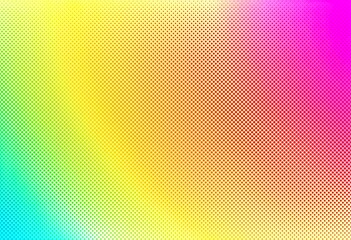 Abstract colorful halftone gradient background