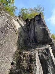 rock in the mountains