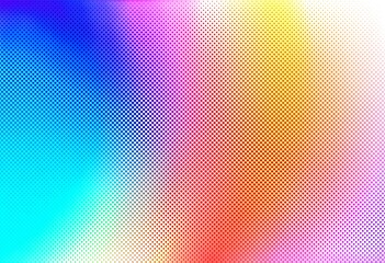Abstract colorful halftone gradient background