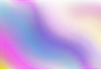 Abstract colorful halftone gradient background