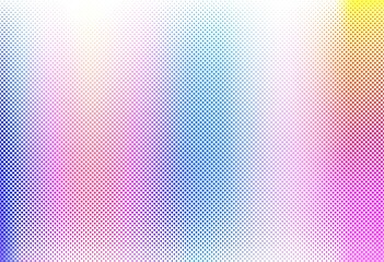 Abstract colorful halftone gradient background