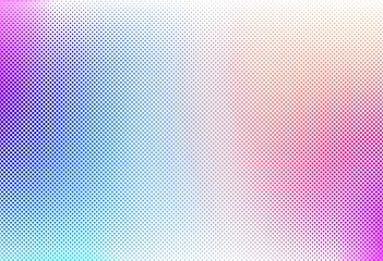 Abstract colorful halftone gradient background