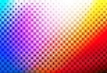 Abstract colorful halftone gradient background