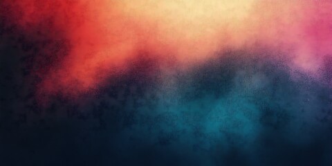 Fototapeta premium Abstract smoky texture with red, orange, and blue hues.