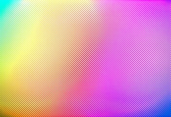 Abstract colorful halftone gradient background