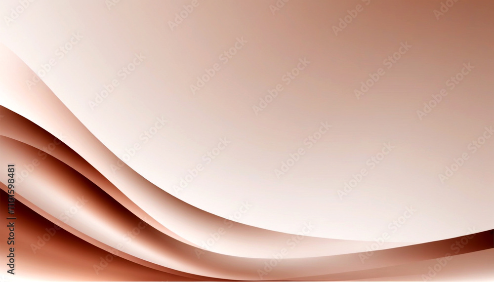 Poster soft curves create an elegant balance in a minimalist abstract composition