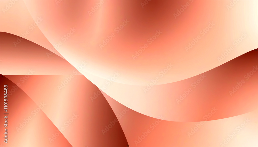 Poster soft undulating waves of color create a serene atmosphere in abstract design