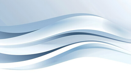 Obraz premium Abstract Soft Blue Wave Poster Design Background 