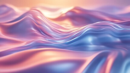 Obraz premium Abstract pastel pink and blue liquid wave background.