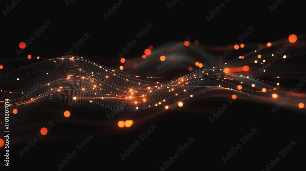 Wall mural abstract professional business team people innovation connection of line from nail node to node on m