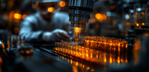 female scientist working in laboratory	