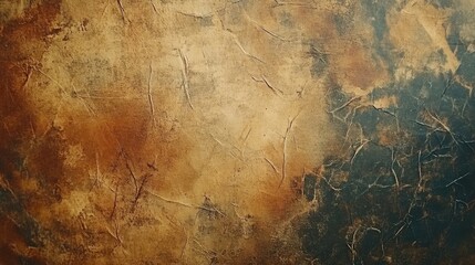 Textured background of weathered vintage paper featuring rich earthy tones and intricate patterns, ideal for artistic and design applications.
