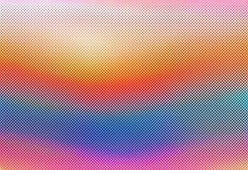 Abstract colorful halftone gradient background