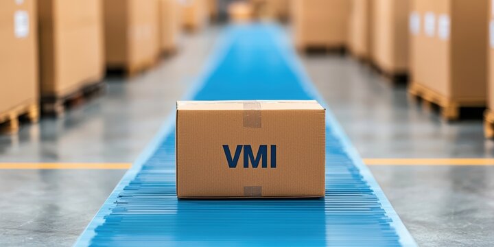 Vmi inventory management report warehouse document industrial setting close-up supply chain insights