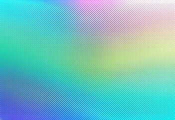 Abstract colorful halftone gradient background