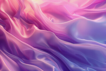 Fototapeta premium A serene 3D gradient background with soft pink tones mixed with lavender.