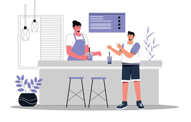 Beverage Concept Illustration