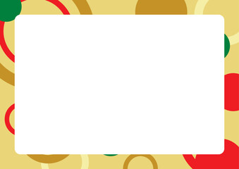 Obraz premium クリスマスをイメージしたシンプルな背景イラスト