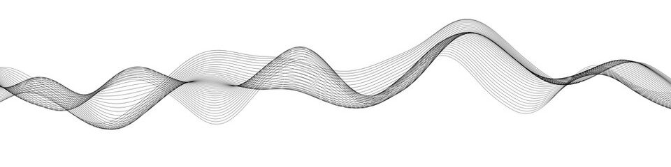 Abstract Wave Line